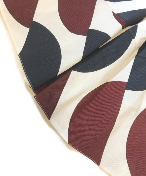 MARNI（マルニ）MARNI (マルニ) スカート ホワイト×ブラウン×ネイビー サイズ:38の古着・服飾アイテム
