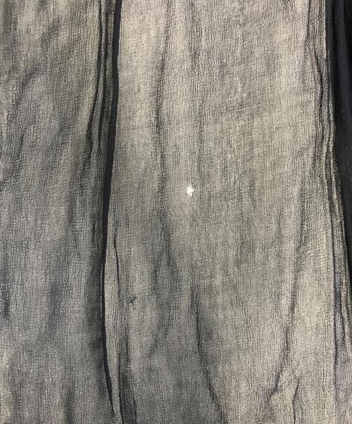 ROBE DE CHAMBRE COMME DES GARCONS（ローブドシャンブル コムデギャルソン）ROBE DE CHAMBRE COMME DES GARCONS (ローブドシャンブル コムデギャルソン) ベルベット使いレーヨンシフォンスカート ネイビー サイズ:表記なしの古着・服飾アイテム