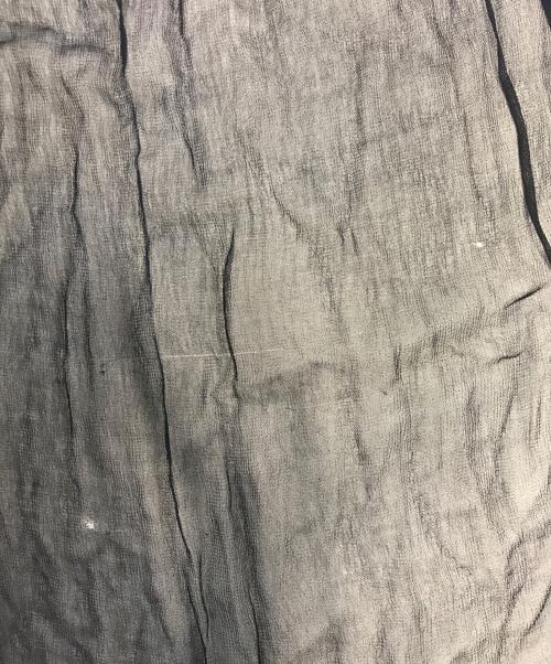 ROBE DE CHAMBRE COMME DES GARCONS（ローブドシャンブル コムデギャルソン）ROBE DE CHAMBRE COMME DES GARCONS (ローブドシャンブル コムデギャルソン) ベルベット使いレーヨンシフォンスカート ネイビー サイズ:表記なしの古着・服飾アイテム