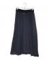ROBE DE CHAMBRE COMME DES GARCONS（ローブドシャンブル コムデギャルソン）の古着「ベルベット使いレーヨンシフォンスカート」｜ネイビー