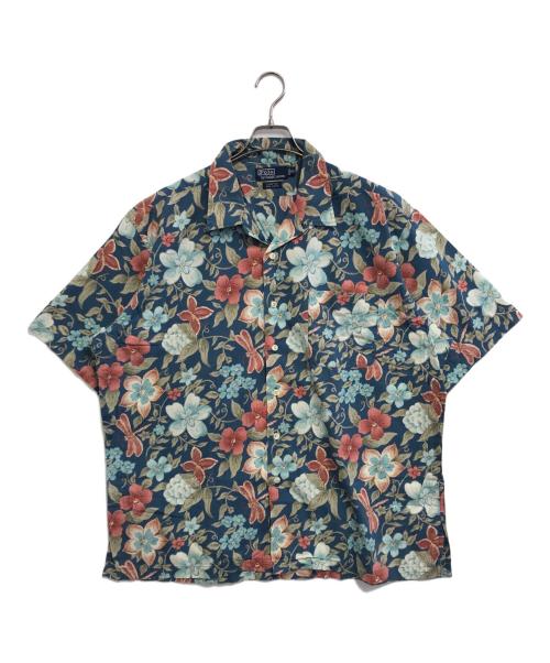 POLO RALPH LAUREN（ポロ・ラルフローレン）POLO RALPH LAUREN (ポロ・ラルフローレン) アロハシャツ スカイブルー サイズ:XLの古着・服飾アイテム