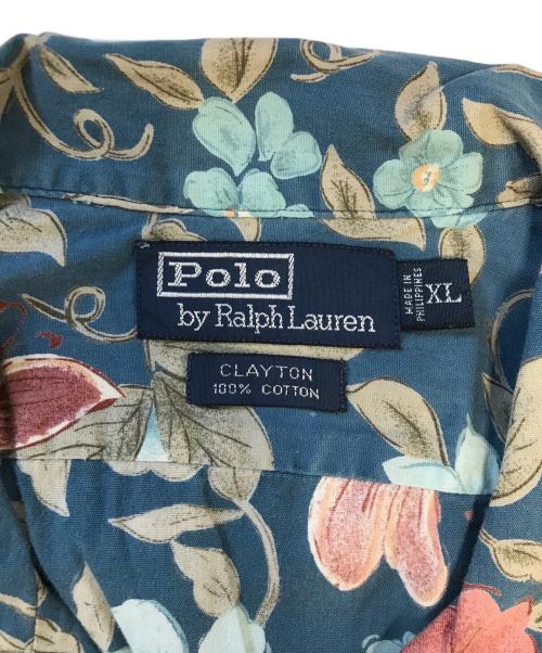 POLO RALPH LAUREN（ポロ・ラルフローレン）POLO RALPH LAUREN (ポロ・ラルフローレン) アロハシャツ スカイブルー サイズ:XLの古着・服飾アイテム