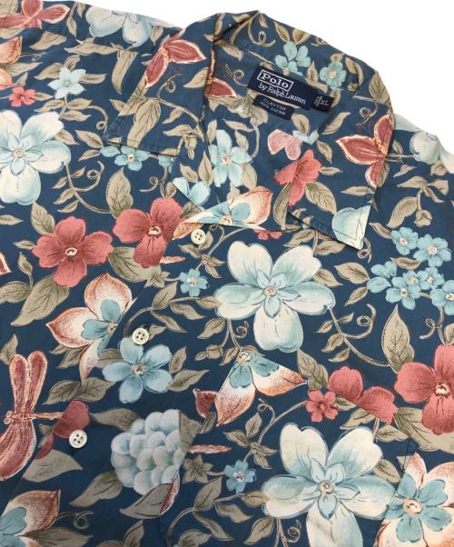 POLO RALPH LAUREN（ポロ・ラルフローレン）POLO RALPH LAUREN (ポロ・ラルフローレン) アロハシャツ スカイブルー サイズ:XLの古着・服飾アイテム