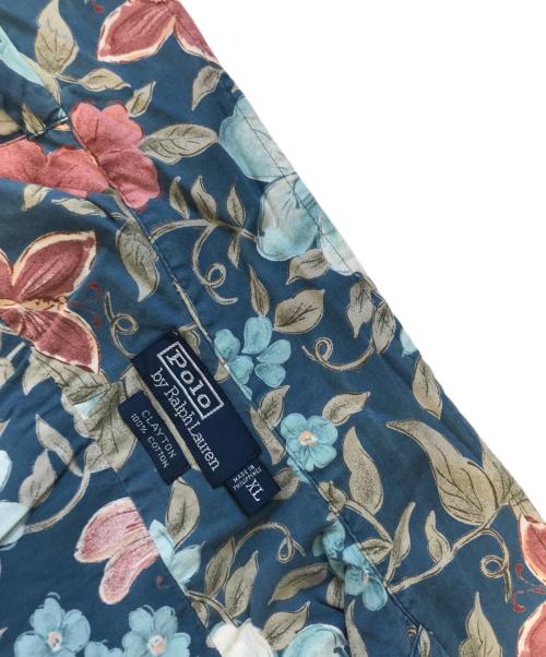 POLO RALPH LAUREN（ポロ・ラルフローレン）POLO RALPH LAUREN (ポロ・ラルフローレン) アロハシャツ スカイブルー サイズ:XLの古着・服飾アイテム