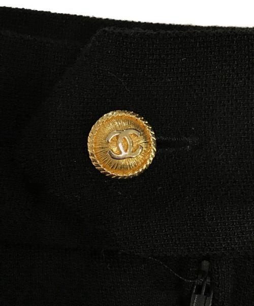 CHANEL BOUTIQUE（シャネル ブティック）CHANEL BOUTIQUE (シャネル ブティック) ウールスカート ブラック サイズ:34の古着・服飾アイテム