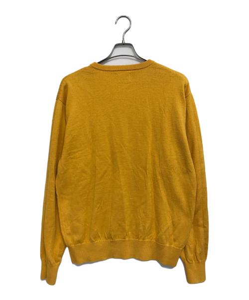 Yonetomi（ヨネトミ）Yonetomi (ヨネトミ) AMERICAN WOOL&COTTON KNIT PULLOVER イエロー サイズ:SIZE4の古着・服飾アイテム