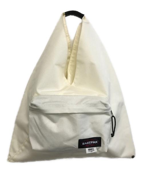 MM6（エムエムシックス）MM6 (エムエムシックス) EASTPAK (イーストパック) ジャパニーズトートバッグ ベージュの古着・服飾アイテム