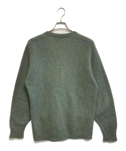 robert bruce（ロバートブルース）robert bruce (ロバートブルース) ウールカーディガン グリーン サイズ:Lの古着・服飾アイテム
