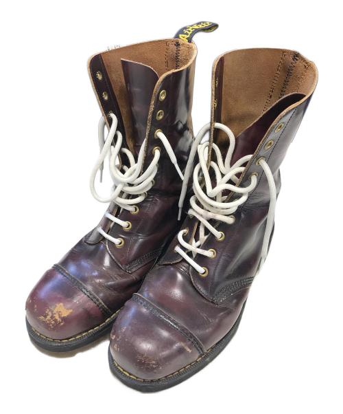 Dr.Martens（ドクターマーチン）Dr.Martens (ドクターマーチン) 10ホールブーツ レッド サイズ:26cmの古着・服飾アイテム