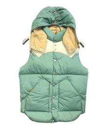 Hysteric Glamour×RockyMountainFeatherBed（ヒステリックグラマー×ロッキーマウンテンフェザーベッド）の古着「ダウンベスト」｜グリーン