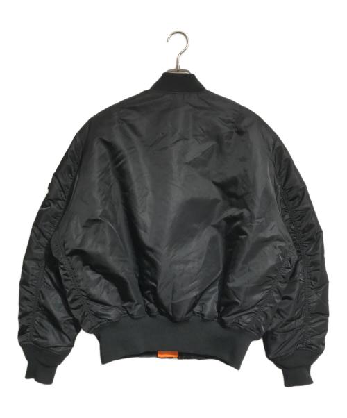 ALPHA（アルファ）ALPHA (アルファ) リバーシブルMA-1ジャケット ブラック サイズ:XLの古着・服飾アイテム