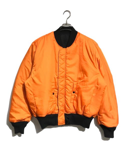 ALPHA（アルファ）ALPHA (アルファ) リバーシブルMA-1ジャケット ブラック サイズ:XLの古着・服飾アイテム