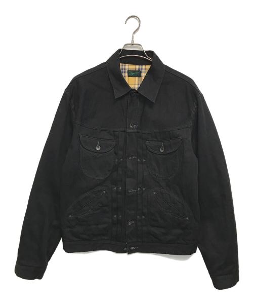 Stevenson Overall Co.（スティーブンソンオーバーオール）Stevenson Overall Co. (スティーブンソンオーバーオール) デニムジャケット ブラック サイズ:44の古着・服飾アイテム