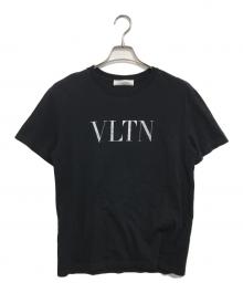 VALENTINO（ヴァレンティノ）の古着「ロゴプリントT シャツ」｜ブラック