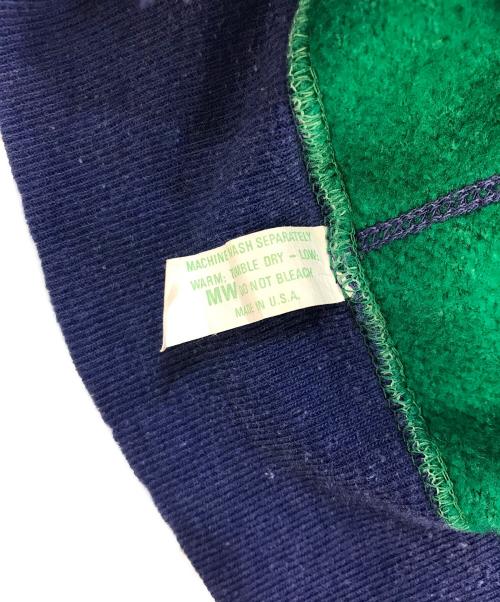 VINTAGE（ヴィンテージ）VINTAGE (ヴィンテージ) ツートンジップパーカー グリーン サイズ:表記なしの古着・服飾アイテム