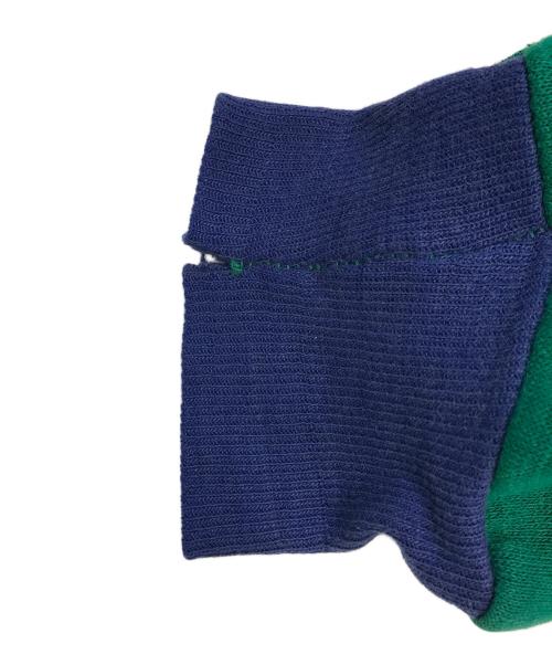 VINTAGE（ヴィンテージ）VINTAGE (ヴィンテージ) ツートンジップパーカー グリーン サイズ:表記なしの古着・服飾アイテム