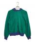 VINTAGE（ヴィンテージ）の古着「ツートンジップパーカー」｜グリーン