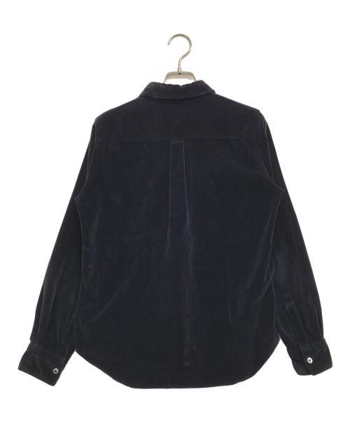 COMME des GARCONS（コムデギャルソン）COMME des GARCONS (コムデギャルソン) ベロアシャツ ネイビー サイズ:表記なしの古着・服飾アイテム