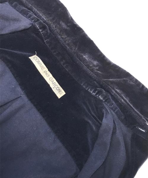 COMME des GARCONS（コムデギャルソン）COMME des GARCONS (コムデギャルソン) ベロアシャツ ネイビー サイズ:表記なしの古着・服飾アイテム
