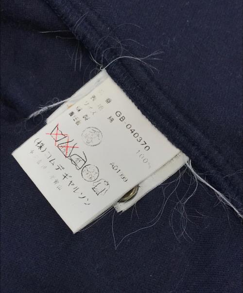 COMME des GARCONS（コムデギャルソン）COMME des GARCONS (コムデギャルソン) ベロアシャツ ネイビー サイズ:表記なしの古着・服飾アイテム