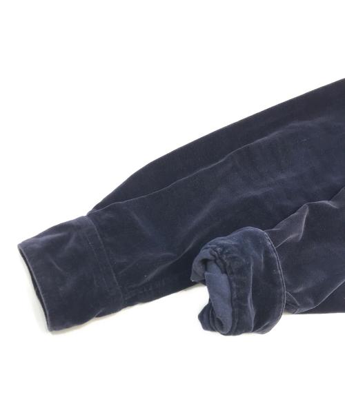 COMME des GARCONS（コムデギャルソン）COMME des GARCONS (コムデギャルソン) ベロアシャツ ネイビー サイズ:表記なしの古着・服飾アイテム