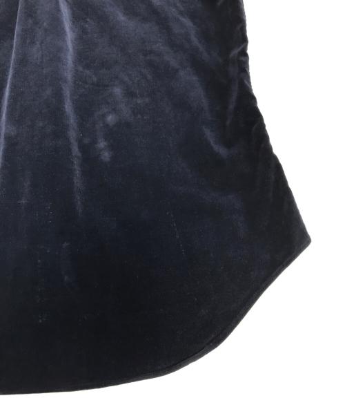 COMME des GARCONS（コムデギャルソン）COMME des GARCONS (コムデギャルソン) ベロアシャツ ネイビー サイズ:表記なしの古着・服飾アイテム