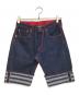 Jean Paul GAULTIER（ジャンポールゴルチェ）の古着「デニムハーフパンツ」｜インディゴ