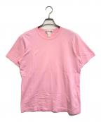 COMME des GARCONS SHIRTコムデギャルソンシャツ）の古着「バックロゴTシャツ」｜ピンク
