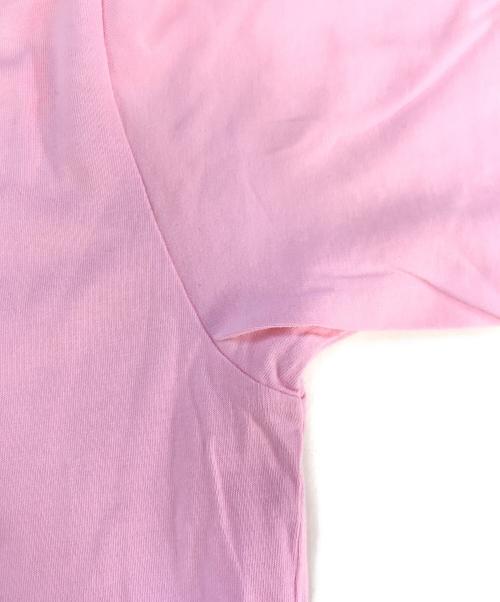COMME des GARCONS SHIRT（コムデギャルソンシャツ）COMME des GARCONS SHIRT (コムデギャルソンシャツ) バックロゴTシャツ ピンク サイズ:Mの古着・服飾アイテム