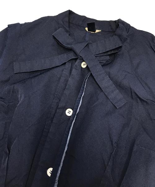 COMME des GARCONS COMME des GARCONS（コムデギャルソン コムデギャルソン）COMME des GARCONS COMME des GARCONS (コムデギャルソン コムデギャルソン) ポリ縮絨半袖ワンピース サイズ:Ｓの古着・服飾アイテム