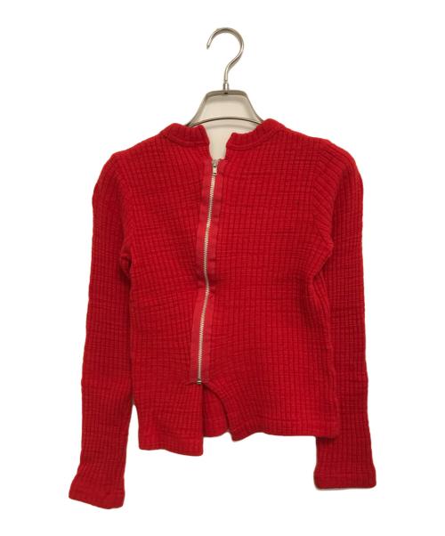 tricot COMME des GARCONS（トリココムデギャルソン）tricot COMME des GARCONS (トリココムデギャルソン) バックジップニット レッド サイズ:表記なしの古着・服飾アイテム