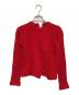 tricot COMME des GARCONS（トリココムデギャルソン）の古着「バックジップニット」｜レッド