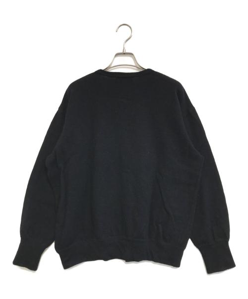 ROBE DE CHAMBRE COMME DES GARCONS（ローブドシャンブル コムデギャルソン）ROBE DE CHAMBRE COMME DES GARCONS (ローブドシャンブル コムデギャルソン) ニットカーディガン ブラック サイズ:表記なしの古着・服飾アイテム