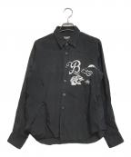BLACK COMME des GARCONSブラックコムデギャルソン）の古着「スーベニアシャツ」｜ブラック