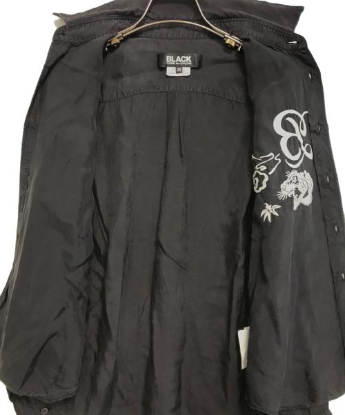 BLACK COMME des GARCONS（ブラックコムデギャルソン）BLACK COMME des GARCONS (ブラックコムデギャルソン) スーベニアシャツ ブラック サイズ:XSの古着・服飾アイテム
