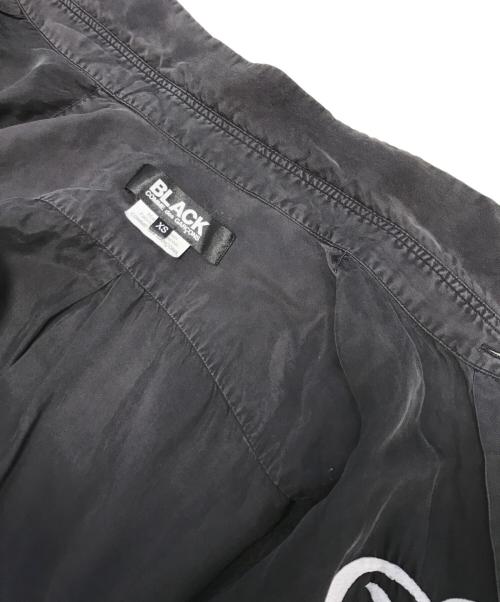 BLACK COMME des GARCONS（ブラックコムデギャルソン）BLACK COMME des GARCONS (ブラックコムデギャルソン) スーベニアシャツ ブラック サイズ:XSの古着・服飾アイテム