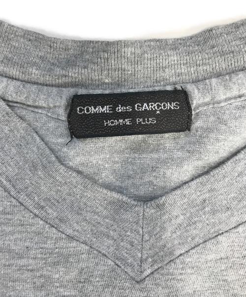 COMME des GARCONS HOMME PLUS（コムデギャルソンオムプリュス）COMME des GARCONS HOMME PLUS (コムデギャルソンオムプリュス) VネックTシャツ グレー サイズ:表記なしの古着・服飾アイテム