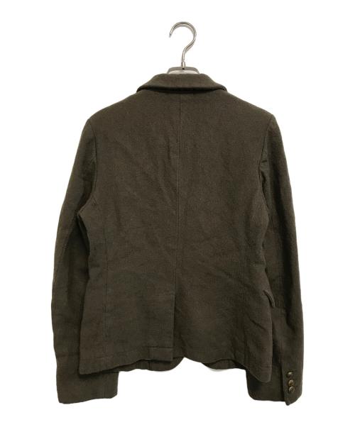 COMME des GARCONS COMME des GARCONS（コムデギャルソン コムデギャルソン）COMME des GARCONS COMME des GARCONS (コムデギャルソン コムデギャルソン) 丸襟ウールジャケット オリーブ サイズ:Ｓの古着・服飾アイテム