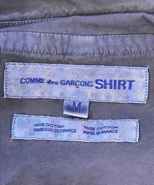 COMME des GARCONS SHIRT（コムデギャルソンシャツ）COMME des GARCONS SHIRT (コムデギャルソンシャツ) 製品染め異素材切替コート ネイビー サイズ:Mの古着・服飾アイテム