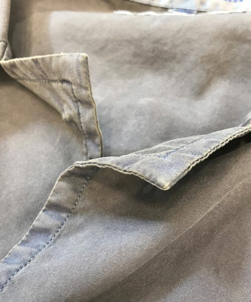 COMME des GARCONS SHIRT（コムデギャルソンシャツ）COMME des GARCONS SHIRT (コムデギャルソンシャツ) 製品染め異素材切替コート ネイビー サイズ:Mの古着・服飾アイテム