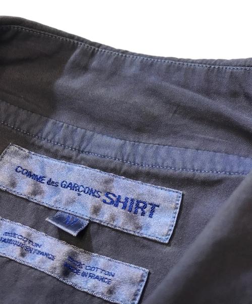 COMME des GARCONS SHIRT（コムデギャルソンシャツ）COMME des GARCONS SHIRT (コムデギャルソンシャツ) 製品染め異素材切替コート ネイビー サイズ:Mの古着・服飾アイテム