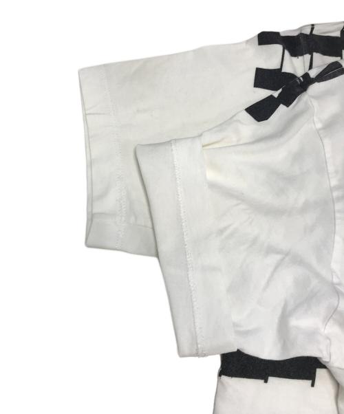COMME des GARCONS SHIRT（コムデギャルソンシャツ）COMME des GARCONS SHIRT (コムデギャルソンシャツ) ロゴTシャツ ホワイト サイズ:Mの古着・服飾アイテム