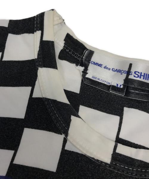 COMME des GARCONS SHIRT（コムデギャルソンシャツ）COMME des GARCONS SHIRT (コムデギャルソンシャツ) ロゴTシャツ ホワイト サイズ:Mの古着・服飾アイテム