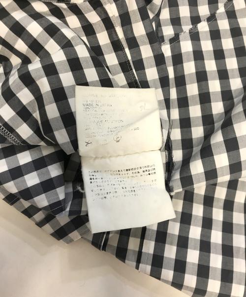 COMME des GARCONS HOMME（コムデギャルソン オム）COMME des GARCONS HOMME (コムデギャルソン オム) 00’s インサイドアウトギンガムチェックシャツ グレー サイズ:表記なしの古着・服飾アイテム
