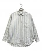 COMME des GARCONS SHIRTコムデギャルソンシャツ）の古着「ハーフジップシャツ」｜グレー