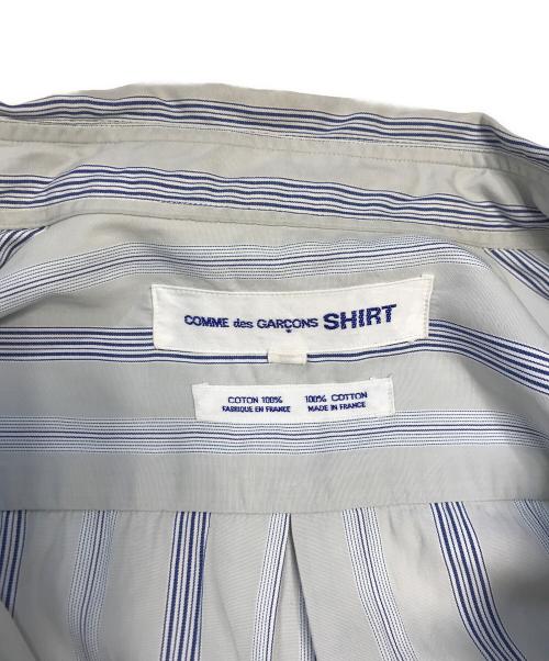 COMME des GARCONS SHIRT（コムデギャルソンシャツ）COMME des GARCONS SHIRT (コムデギャルソンシャツ) ハーフジップシャツ グレー サイズ:Ｓの古着・服飾アイテム