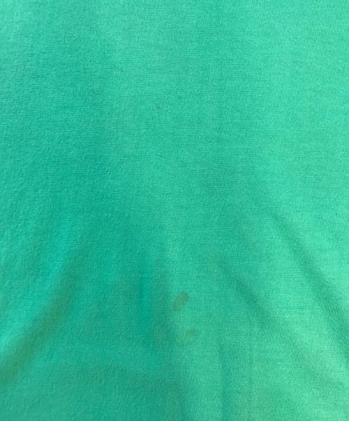 COMME des GARCONS HOMME PLUS（コムデギャルソンオムプリュス）COMME des GARCONS HOMME PLUS (コムデギャルソンオムプリュス) バイカラーTシャツ グリーン×ピンク サイズ:Sの古着・服飾アイテム