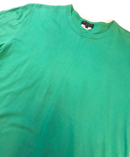 COMME des GARCONS HOMME PLUS（コムデギャルソンオムプリュス）COMME des GARCONS HOMME PLUS (コムデギャルソンオムプリュス) バイカラーTシャツ グリーン×ピンク サイズ:Sの古着・服飾アイテム