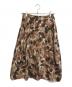 COMME des GARCONS (コムデギャルソン) アシンメトリー総柄スカート ブラウン サイズ:Ｓ：14000円