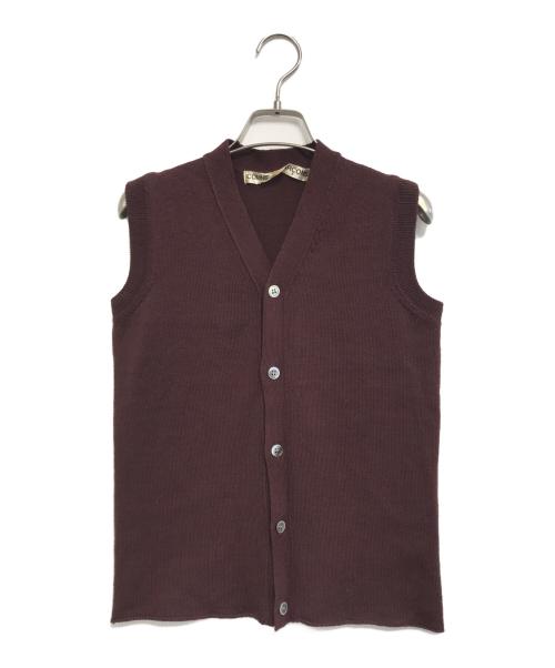 COMME des GARCONS（コムデギャルソン）COMME des GARCONS (コムデギャルソン) ニットベスト レッド サイズ:表記なしの古着・服飾アイテム